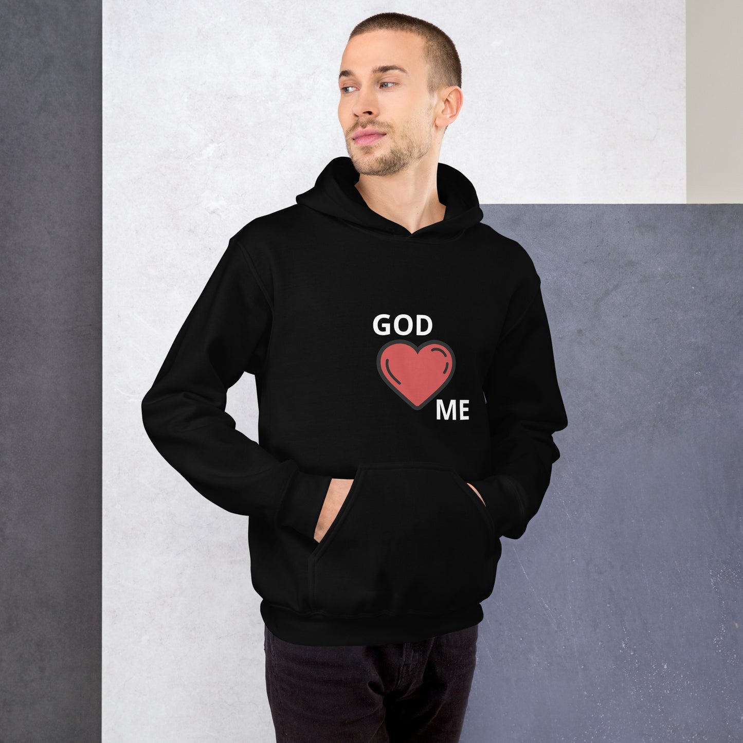 GOD LOVES ME (HEART) hoodie