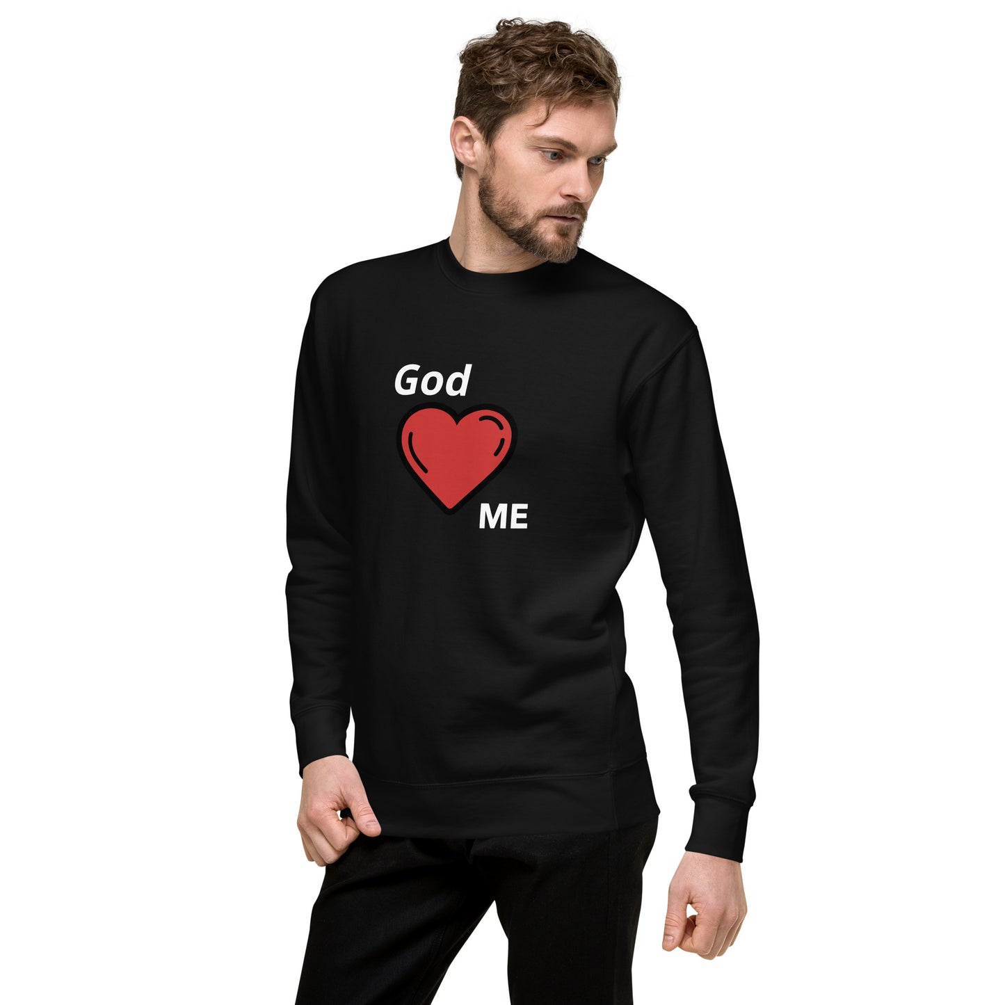 GOD LOVES ME (HEART) sweatshirt