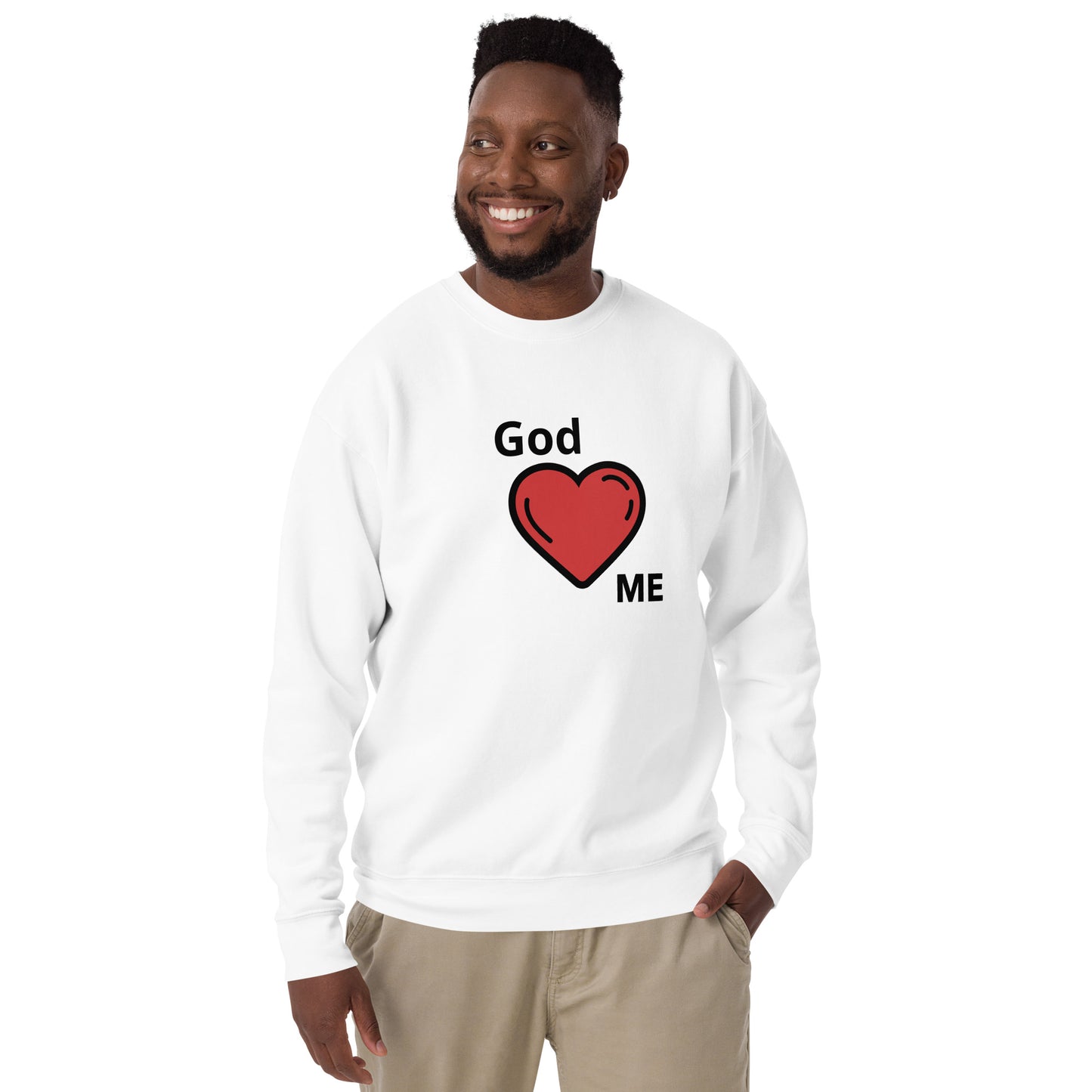 GOD LOVES ME (HEART) sweatshirt