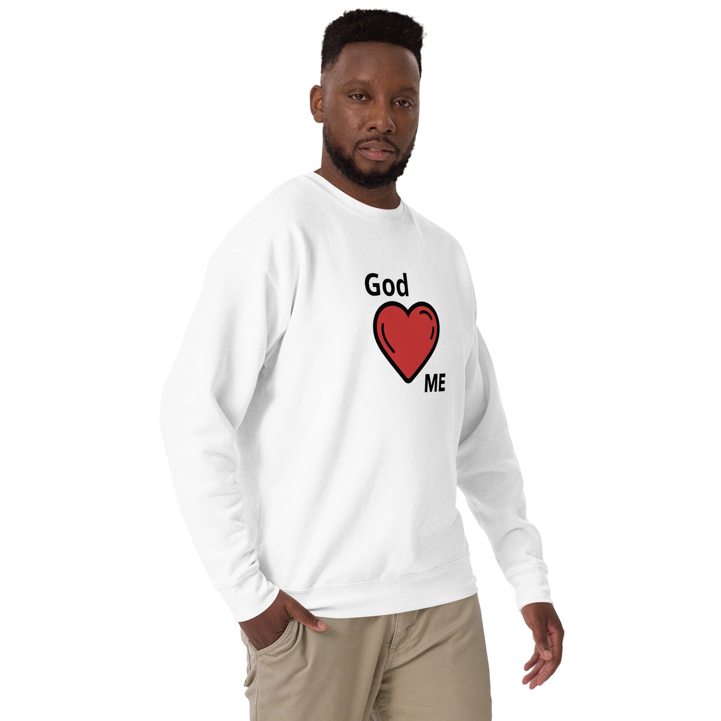 GOD LOVES ME (HEART) sweatshirt