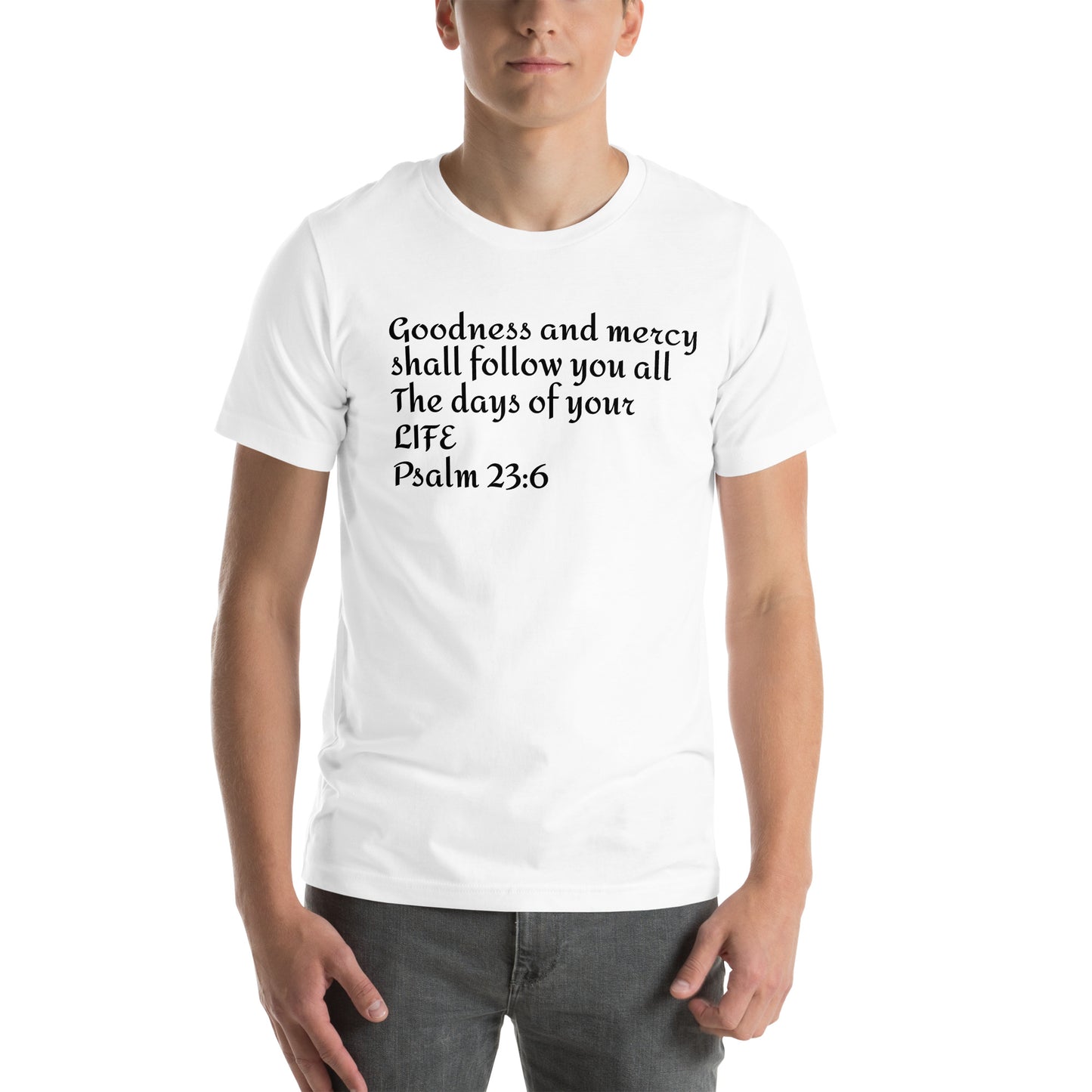 GOODNESS and MERCY tee