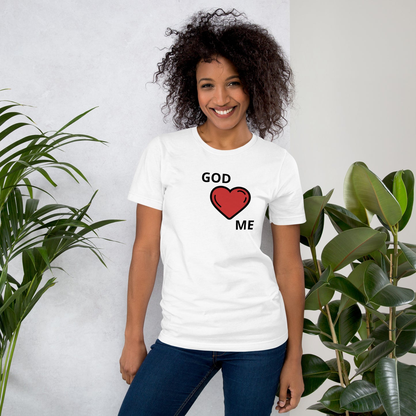 GOD LOVES ME (HEART) tee